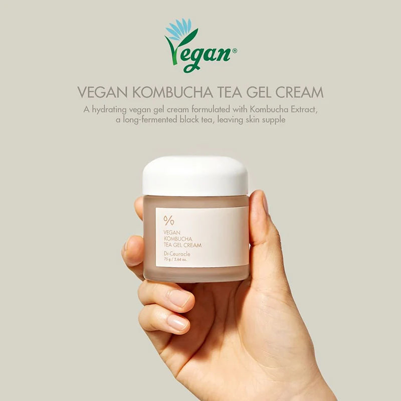 Gel cremă Dr. Ceuracle Vegan Kombucha Tea Gel Cream 75g