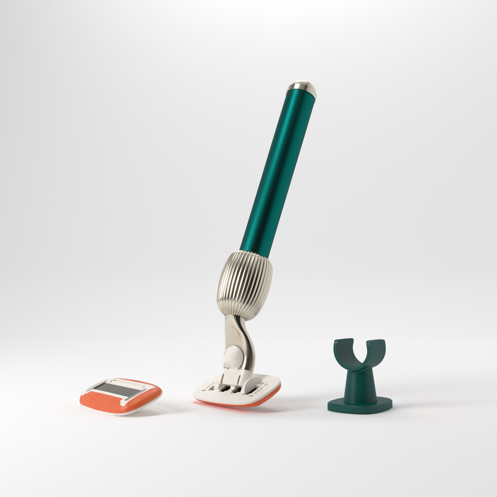 Aparat de ras + Spuma de ras + Ulei tratament pentru foliculită - The Razor Starter Fler Set