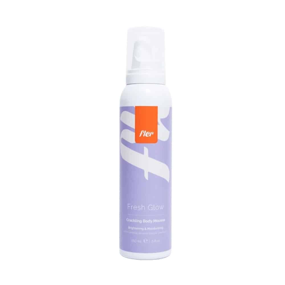 Tratament de corp vegan pentru hidratare și luminozitate Fler Fresh Glow Crackling Body Mousse 150ml