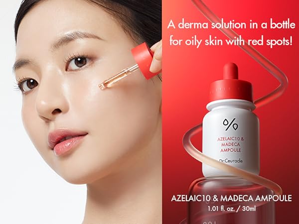 Fiolă concentrată anti-imperfecțiuni cu 10% Acid azelaic Dr. Ceuracle Azelaic 10 & Madeca Ampoule 30 ml