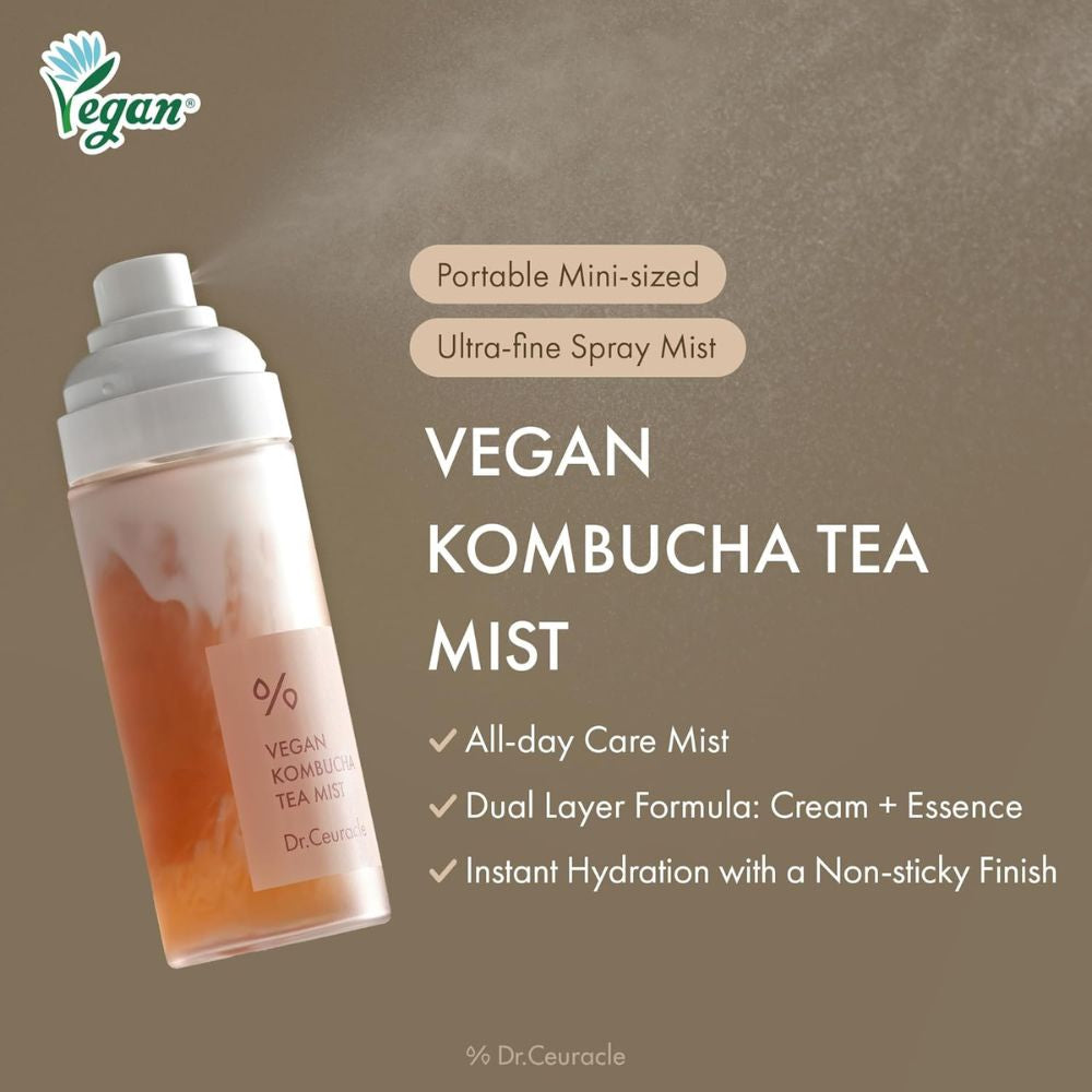 Mist facial hidratant vegan Dr.Ceuracle Vegan Kombucha Tea Mist 80 ml