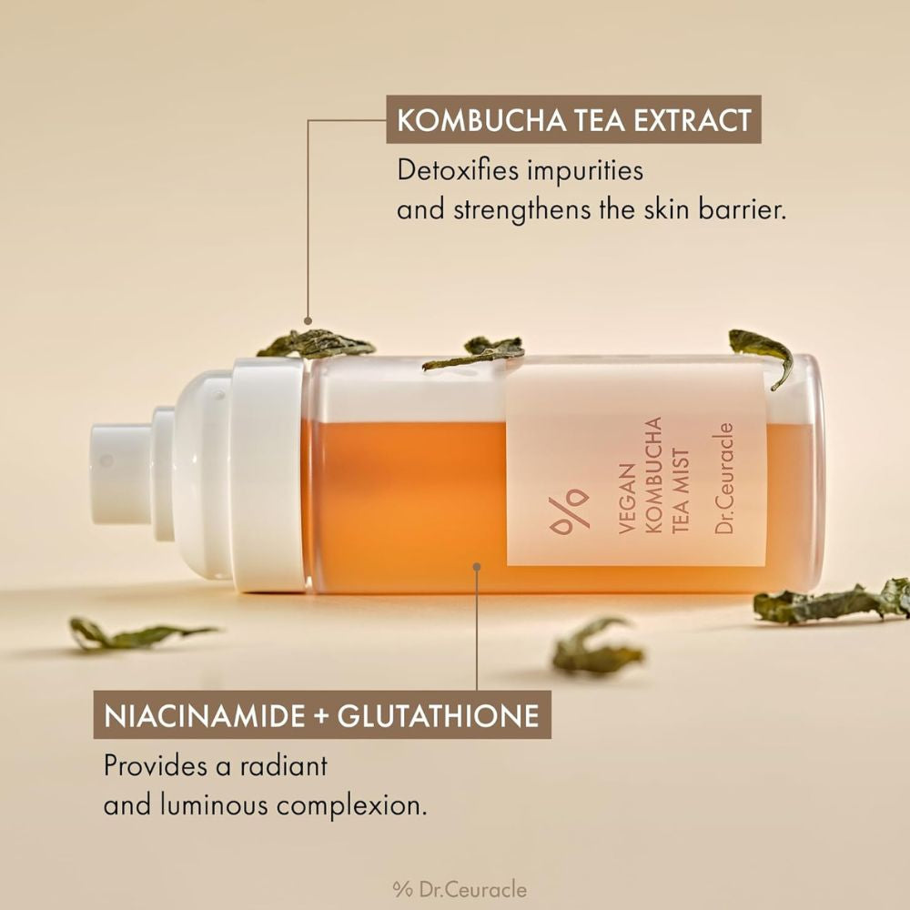 Mist facial hidratant vegan Dr.Ceuracle Vegan Kombucha Tea Mist 80 ml