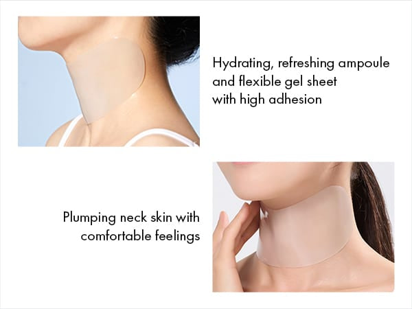 Mască lifting pentru gât, din hidrogel Dr. Ceuracle Hyal Reyouth Hydrogel Neck Mask