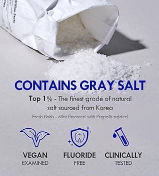 Pastă de dinți organică remineralizantă SALTRAIN Gray Salt 30g