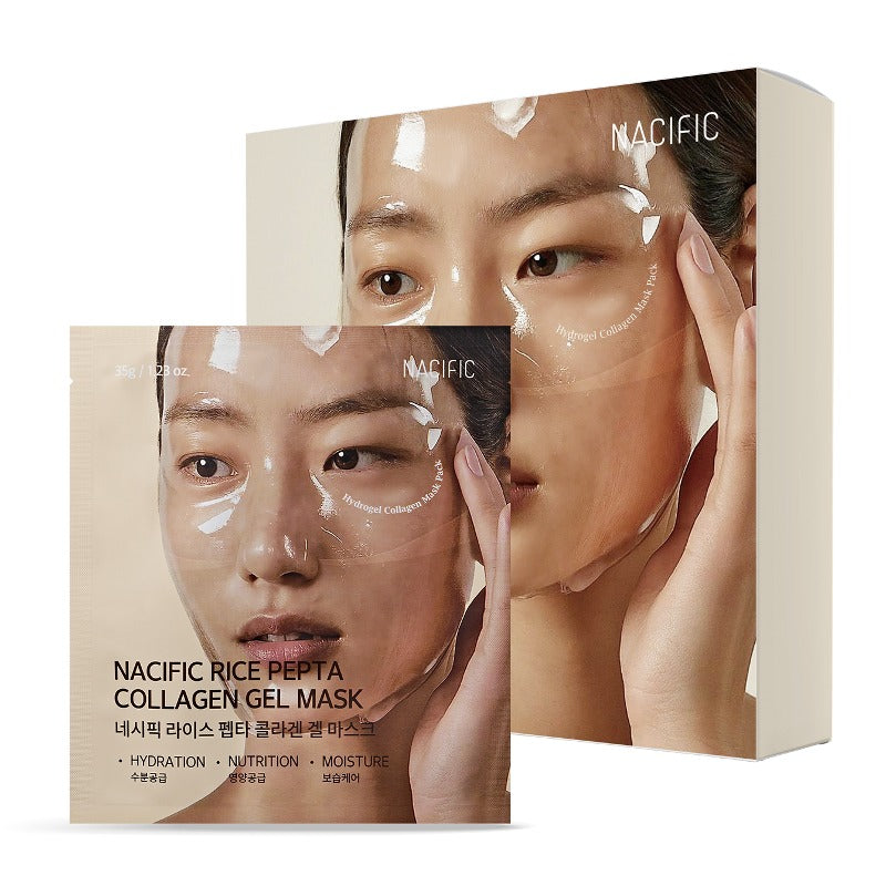 Mască cu colagen și peptide Nacific Rice Pepta Collagen Gel Mask 35g/ea