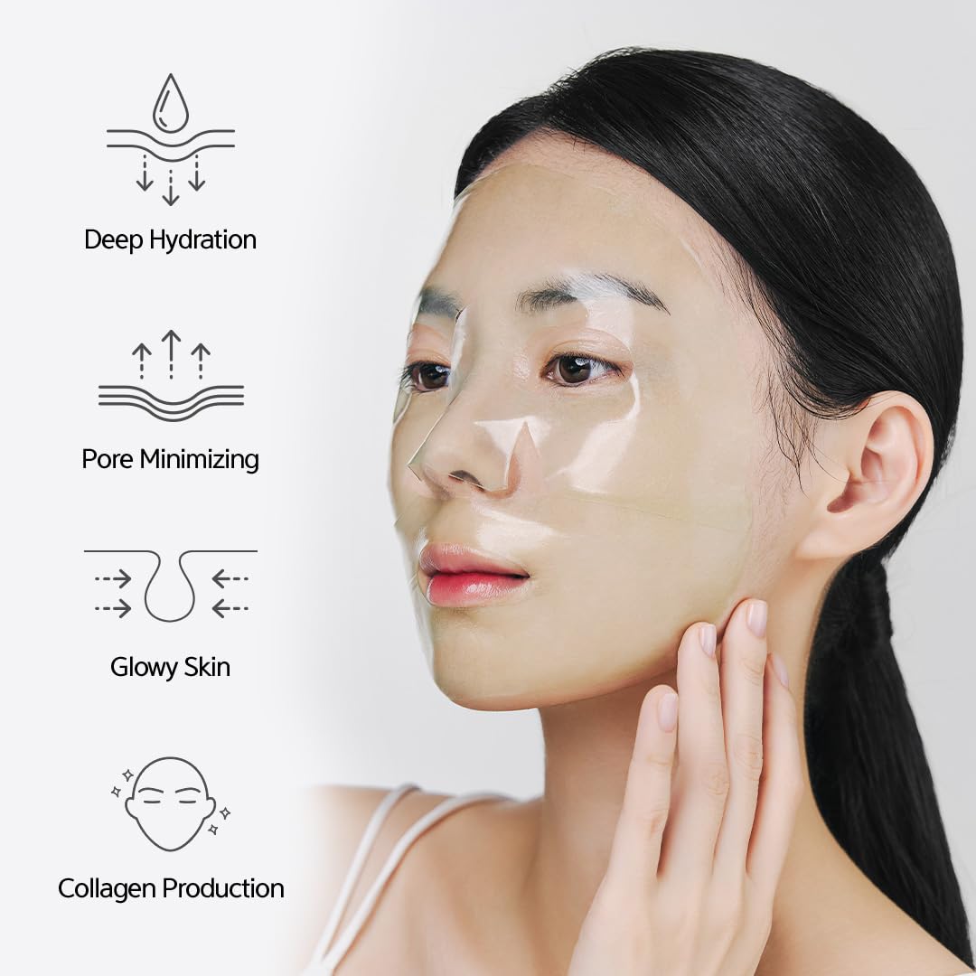 Mască cu colagen și ceai verde Nacific Green Tea Cica Collagen Gel Mask 35g/ea