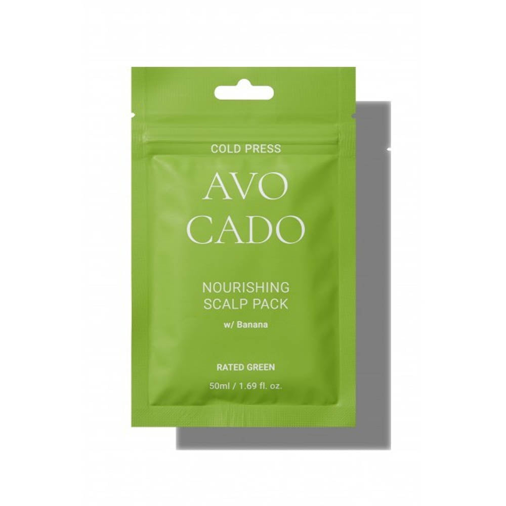 Mască hrănitoare pentru scalp și păr Rated Green Cold Press Avocado Nourishing Scalp Pack 50 ml