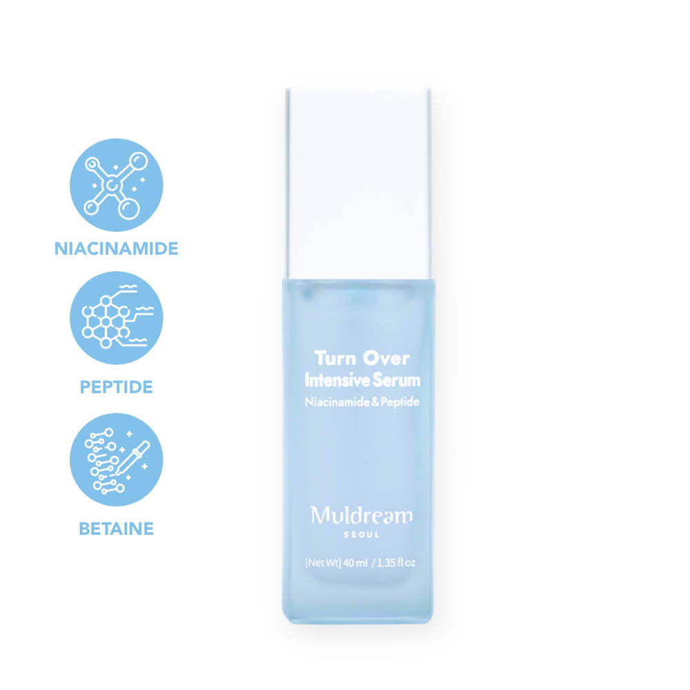 Ser vegan anti-îmbătrânire Turn Over Intensive (NIACINAMIDE &amp; PEPTIDE) 40 ml