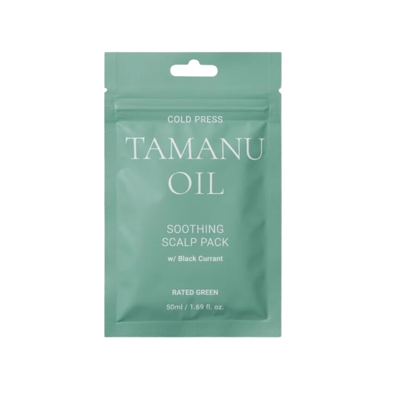 Mască de păr intens calmantă pentru scalp problematic Rated Green Cold Press Tamanu Oil Soothing Scalp Pack 50 ml